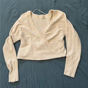 We The Free Ribbed Knit Sweater - Cream XL
